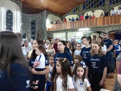 8Âº Dia da Novena de Aparecida em Laranjeiras do Sul teve benÃ§Ã£o para os professores e funcionÃ¡rios pÃºblicos