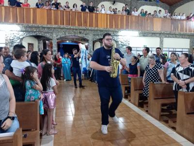 8Âº Dia da Novena de Aparecida em Laranjeiras do Sul teve benÃ§Ã£o para os professores e funcionÃ¡rios pÃºblicos