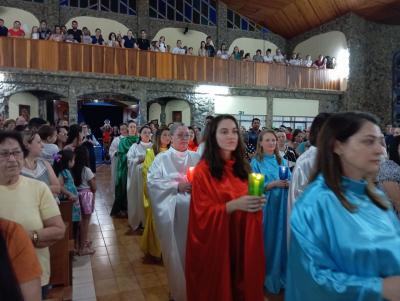 8Âº Dia da Novena de Aparecida em Laranjeiras do Sul teve benÃ§Ã£o para os professores e funcionÃ¡rios pÃºblicos