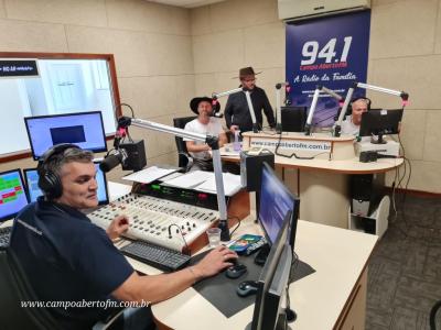 RÃ¡dios Planalto de Passo Fundo realizam â€œProjeto do Rio Grande ao Pantanalâ€ e sÃ£o recebidos pela Campo Aberto FM