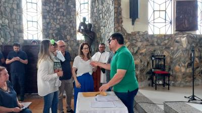 SantuÃ¡rio realizou a entrega da ContribuiÃ§Ã£o Premiada da Festa de Nossa Senhora Aparecida de Laranjeiras do Sul
