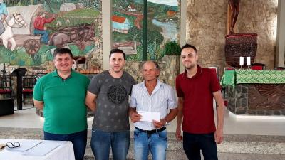 SantuÃ¡rio realizou a entrega da ContribuiÃ§Ã£o Premiada da Festa de Nossa Senhora Aparecida de Laranjeiras do Sul
