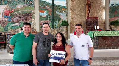 SantuÃ¡rio realizou a entrega da ContribuiÃ§Ã£o Premiada da Festa de Nossa Senhora Aparecida de Laranjeiras do Sul