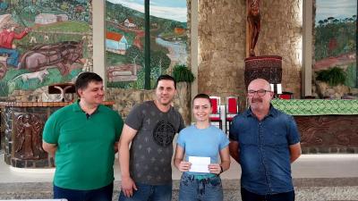 SantuÃ¡rio realizou a entrega da ContribuiÃ§Ã£o Premiada da Festa de Nossa Senhora Aparecida de Laranjeiras do Sul