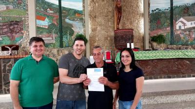 SantuÃ¡rio realizou a entrega da ContribuiÃ§Ã£o Premiada da Festa de Nossa Senhora Aparecida de Laranjeiras do Sul