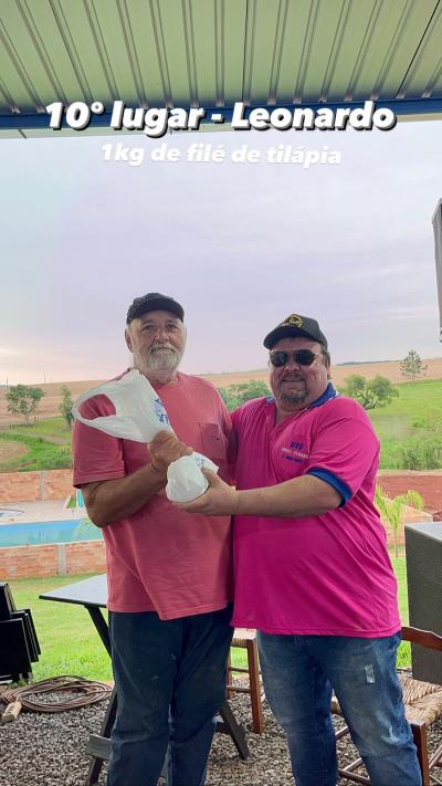 TÃ­tulo do Torneio de Pesca em Nova Laranjeiras do Clube das Ãguas foi para Campo Bonito 