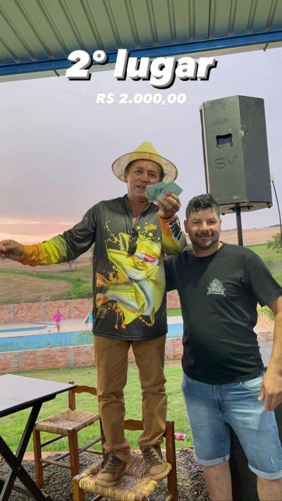 TÃ­tulo do Torneio de Pesca em Nova Laranjeiras do Clube das Ãguas foi para Campo Bonito 