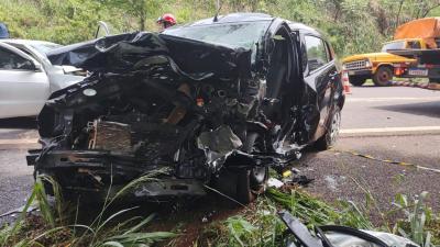 Grave acidente deixa trÃªs mortos e trÃªs feridos na BR-369, em CorbÃ©lia