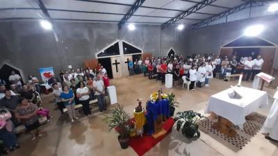 LS: Bairro Bancário encerrou a programação religiosa em louvor a Frei Galvão