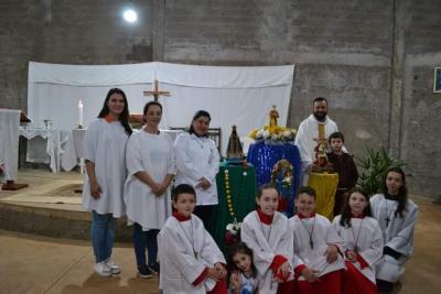 LS: Bairro Bancário encerrou a programação religiosa em louvor a Frei Galvão