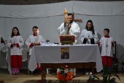 LS: Bairro BancÃ¡rio encerrou a programaÃ§Ã£o religiosa em louvor a Frei GalvÃ£o