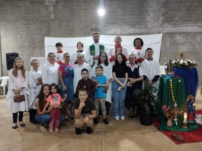 LS: Bairro Bancário encerrou a programação religiosa em louvor a Frei Galvão