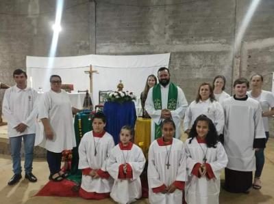 LS: Bairro BancÃ¡rio encerrou a programaÃ§Ã£o religiosa em louvor a Frei GalvÃ£o