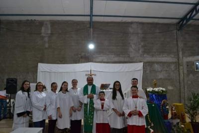 LS: Bairro BancÃ¡rio encerrou a programaÃ§Ã£o religiosa em louvor a Frei GalvÃ£o