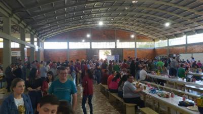 LS: Festa de Frei GalvÃ£o superou as expectativas e comercializou mais de 400 almoÃ§os