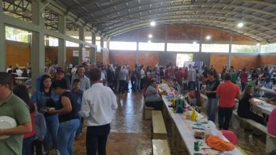 LS: Festa de Frei GalvÃ£o superou as expectativas e comercializou mais de 400 almoÃ§os