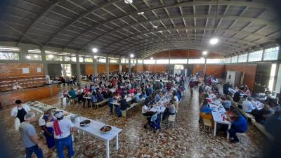 LS: Festa de Frei GalvÃ£o superou as expectativas e comercializou mais de 400 almoÃ§os