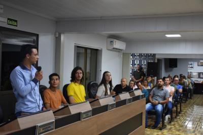 Jovens Vereadores sÃ£o empossados na CÃ¢mara de Laranjeiras do Sul