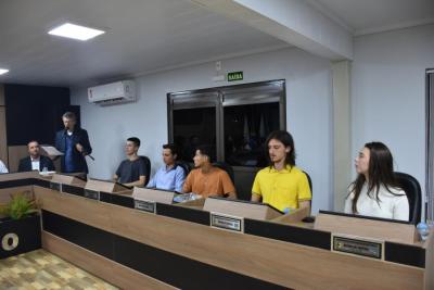 Jovens Vereadores sÃ£o empossados na CÃ¢mara de Laranjeiras do Sul