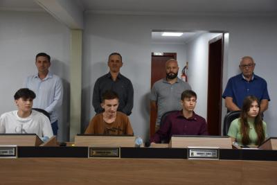 Jovens Vereadores sÃ£o empossados na CÃ¢mara de Laranjeiras do Sul