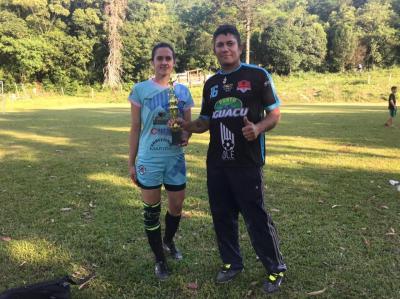 Herval/Posto IguaÃ§u conquista o titulo do AbertÃ£o de Futebol Sete Feminino 