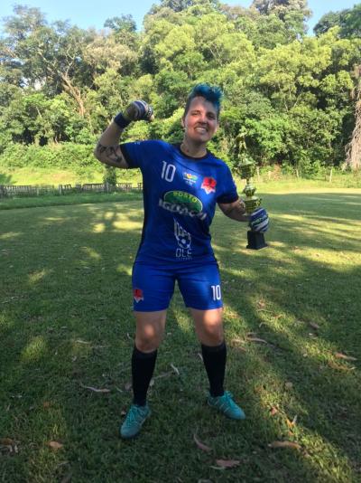 Herval/Posto IguaÃ§u conquista o titulo do AbertÃ£o de Futebol Sete Feminino 