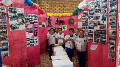 Alunos visitaram a Exposição Histórica dos 90 anos da Paróquia Sant´Ana