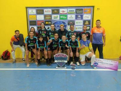 Herval Posto IguaÃ§u conquista o titulo da TaÃ§a Diamante de Futsal Feminino 2023. 