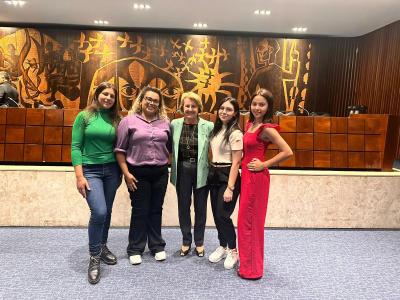 Vereadores do Parlamento Jovem do NÃºcleo de Laranjeiras visitam TRE-PR