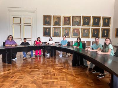 Vereadores do Parlamento Jovem do NÃºcleo de Laranjeiras visitam TRE-PR