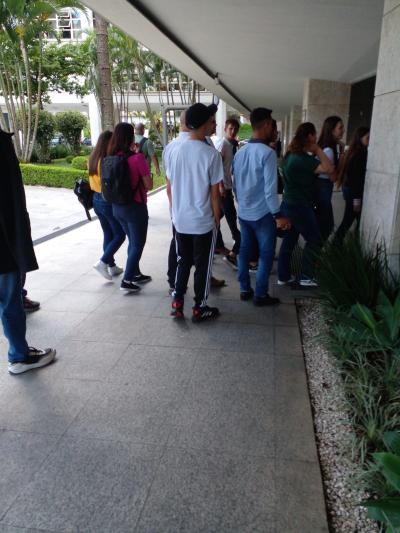 Vereadores do Parlamento Jovem do NÃºcleo de Laranjeiras visitam TRE-PR