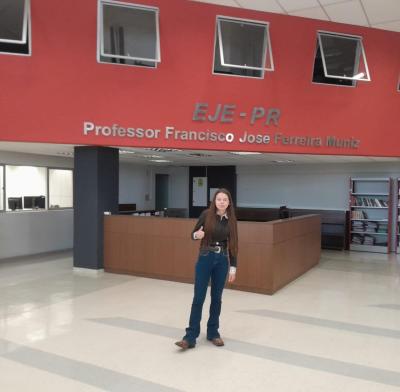 Vereadores do Parlamento Jovem do NÃºcleo de Laranjeiras visitam TRE-PR