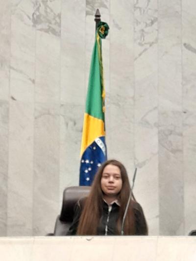 Vereadores do Parlamento Jovem do NÃºcleo de Laranjeiras visitam TRE-PR