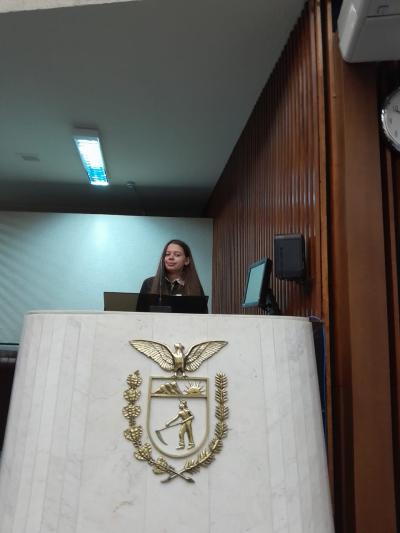 Vereadores do Parlamento Jovem do NÃºcleo de Laranjeiras visitam TRE-PR