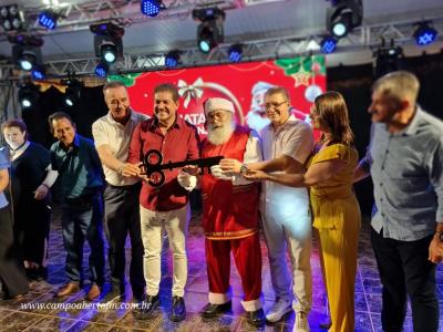 Natal de Laranjeiras 2023: abertura reÃºne famÃ­lias laranjeirenses na PraÃ§a Nogueira do Amaral