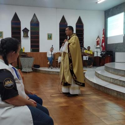 Abertura do TrÃ­duo em louvor a Imaculada ConceiÃ§Ã£o do Porto Barreiro, reuniu centenas de fiÃ©is