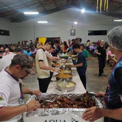 Abertura do TrÃ­duo em louvor a Imaculada ConceiÃ§Ã£o do Porto Barreiro, reuniu centenas de fiÃ©is