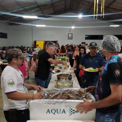 Abertura do Tríduo em louvor a Imaculada Conceição do Porto Barreiro, reuniu centenas de fiéis