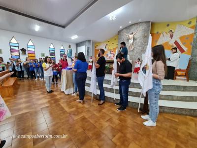 Padre JoÃ£o Rafael de Pitanga presidiu o 2Âº dia do TrÃ­duo em louvor a Imaculada ConceiÃ§Ã£o em Porto Barreiro