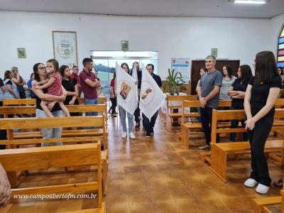 Padre JoÃ£o Rafael de Pitanga presidiu o 2Âº dia do TrÃ­duo em louvor a Imaculada ConceiÃ§Ã£o em Porto Barreiro