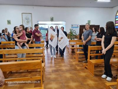 Padre João Rafael de Pitanga presidiu o 2º dia do Tríduo em louvor a Imaculada Conceição em Porto Barreiro