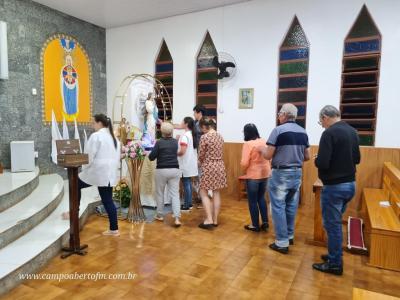 Encerramento do TrÃ­duo em Porto Barreiro teve a participaÃ§Ã£o dos profissionais da saÃºde e funcionÃ¡rios pÃºblicos