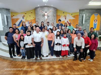 Encerramento do TrÃ­duo em Porto Barreiro teve a participaÃ§Ã£o dos profissionais da saÃºde e funcionÃ¡rios pÃºblicos
