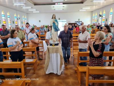 Bispo Dom Amilton presidiu a CelebraÃ§Ã£o dos 50 anos da ParÃ³quia Imaculada ConceiÃ§Ã£o do Porto Barreiro
