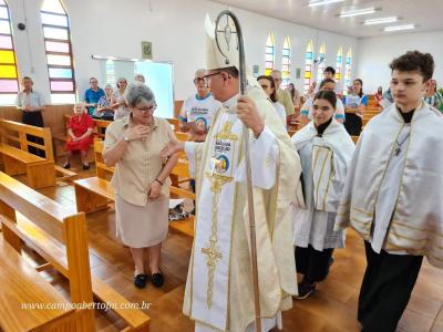 Bispo Dom Amilton presidiu a CelebraÃ§Ã£o dos 50 anos da ParÃ³quia Imaculada ConceiÃ§Ã£o do Porto Barreiro
