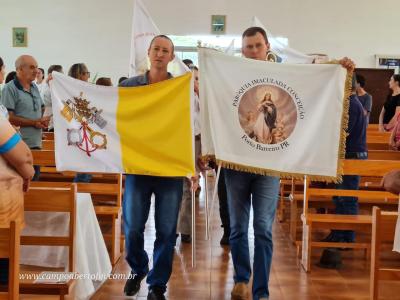 Bispo Dom Amilton presidiu a CelebraÃ§Ã£o dos 50 anos da ParÃ³quia Imaculada ConceiÃ§Ã£o do Porto Barreiro