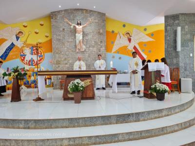 Bispo Dom Amilton presidiu a CelebraÃ§Ã£o dos 50 anos da ParÃ³quia Imaculada ConceiÃ§Ã£o do Porto Barreiro