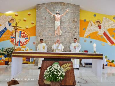 Bispo Dom Amilton presidiu a Celebração dos 50 anos da Paróquia Imaculada Conceição do Porto Barreiro