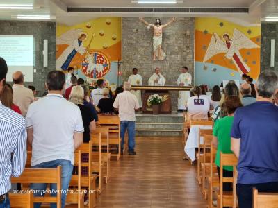 Bispo Dom Amilton presidiu a CelebraÃ§Ã£o dos 50 anos da ParÃ³quia Imaculada ConceiÃ§Ã£o do Porto Barreiro