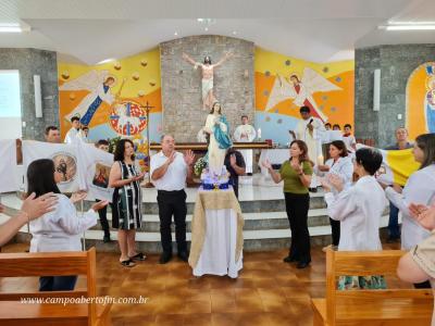 Bispo Dom Amilton presidiu a CelebraÃ§Ã£o dos 50 anos da ParÃ³quia Imaculada ConceiÃ§Ã£o do Porto Barreiro